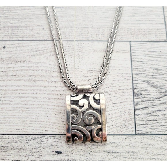 Brighton Jewelry - ❤️‍🔥BRIGHTON DECO LACE Double Strand Silver Plated Necklace
